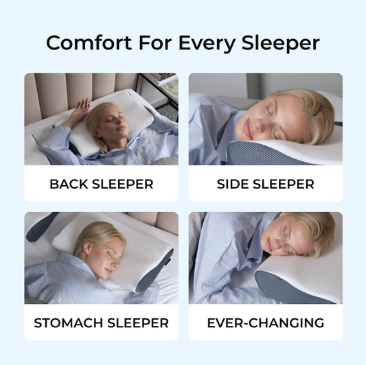 Seitenschläferkissen – Nacken- und Schulterstütze. Derila