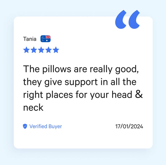 Seitenschläferkissen – Nacken- und Schulterstütze. Derila